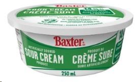 Baxter 14% Sour Cream - 250ml