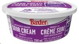 Baxter 5% Sour Cream - 250ml