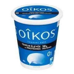 Oikos Plain Greek Yogurt 0% - 6 x 650g (63421)