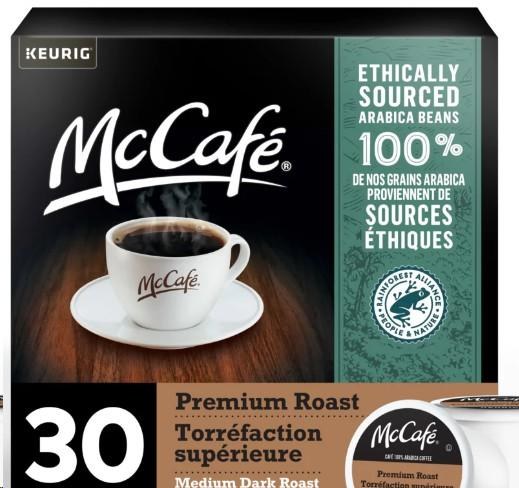 Keurig McCafe Prem Roast Medium Dark Pods 30ct (4)(60826)