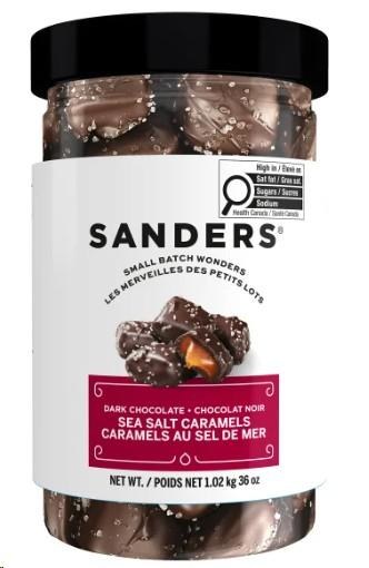 Sanders Dark Chocolate Sea Salt Caramels, 1.02 kg(27686)