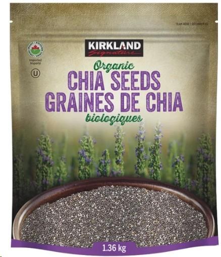 KS Organic Chia Seeds, 1.36 kg(19974)