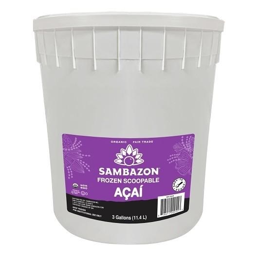 Sambazon Scoopable Organic Acai Berry Sorbet Tub - 11.36L (00055)