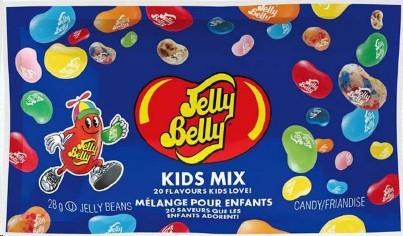 Jelly Belly Kids Mix Assorted 28g 30ct/Box (79038) sold by box