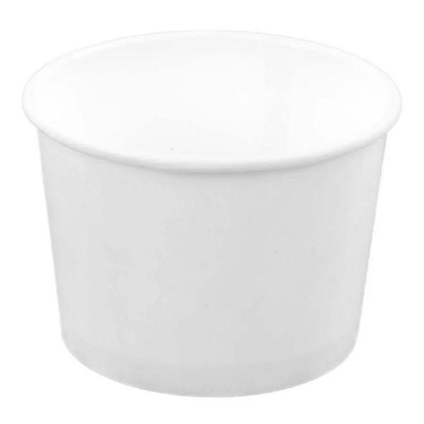 Premier Essentials 8oz White Paper Double Wall Bowl - 25/SLV (8C) (20)
