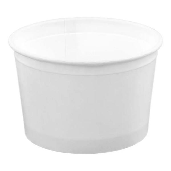 Premier Essentials 16oz White Paper Double Wall Bowl - 25/SLV (16C) (20)