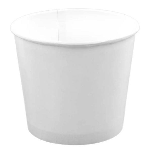 Premier Essentials 20oz White Paper Double Wall Bowl - 25/SLV (20C) (20)