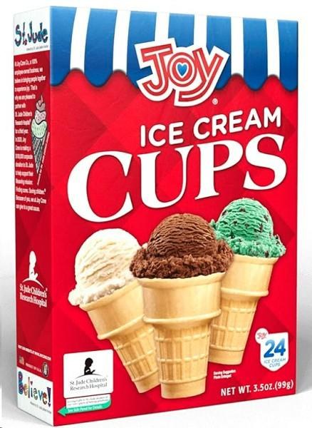 Joy Cone Retail Ice Cream Cones - 24/BOX (12)(12424)