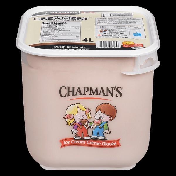 Chapman's Markdale Creamery Ice Cream G/F - DUTCH CHOCOLATE - 4L (2)