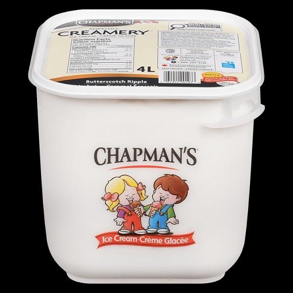 Chapman's Markdale Creamery Ice Cream G/F - BUTTERSCOTCH RIPPLE - 4L (2)