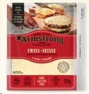 Armstrong Swiss Cheese Slices 9 x 240g (10211)