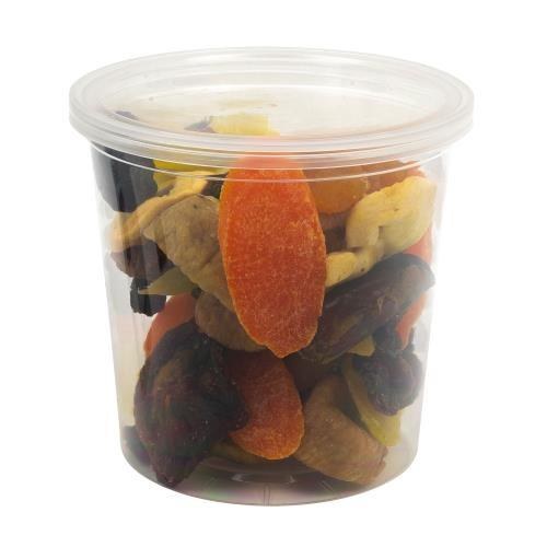 EcoSystems 24oz Round Deli Container, PP, Clear - 25/PKG - SOLD BY PKG - (20) (Pro-Kal) (68003)