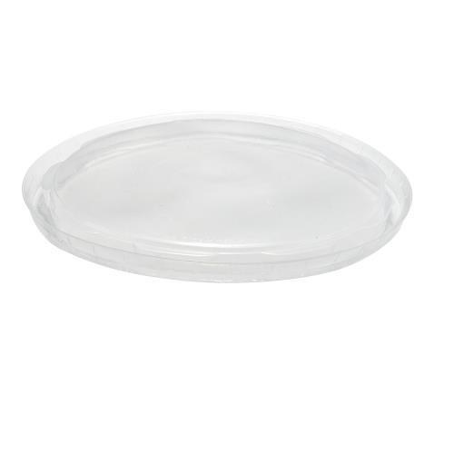 EcoSystems Lid - For Round Deli Container, PP, Clear - Fits All Sizes - 50/PKG - SOLD BY PKG - (10) (Pro-Kal) (68008)