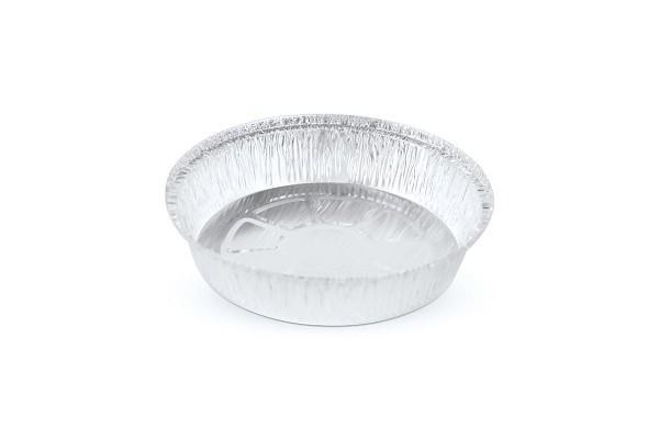 WP 8" Round Foil Container - 500/CASE - SOLD BY CASE - (1) (35850)