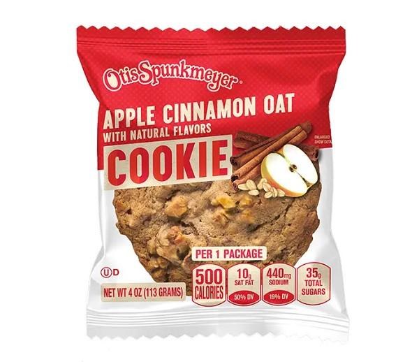 Otis Spunkmeyer Apple Cinnamon Oat Cookies - 24 x 4oz (24167)