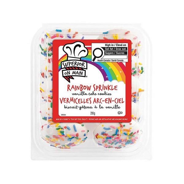 Sara Lee Rainbow Sprinkle Vanilla Cookies - 12 x 10/PKG (15125)