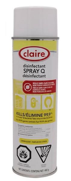 Claire Disinfectant Spray Q - 482g (12)