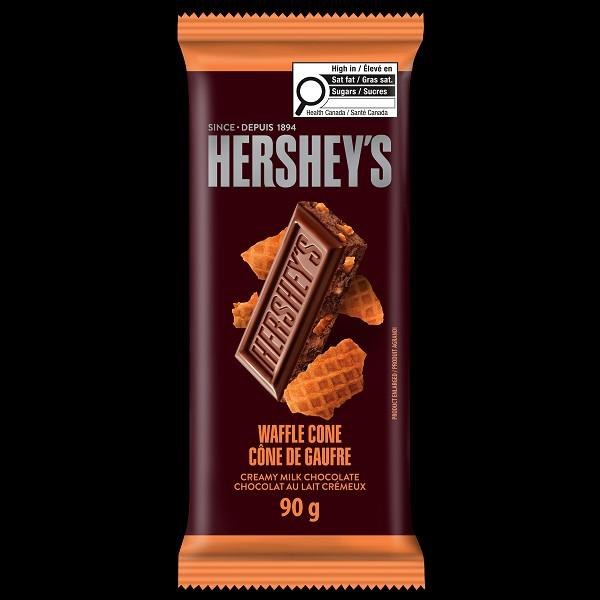 Hershey Milk Chocolate w/ Waffle Cone Family Bar 90g - 14/BOX (61109)