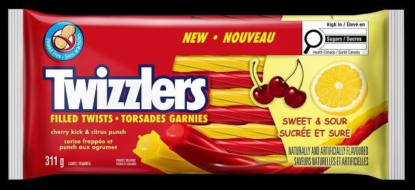 Hershey Twizzlers Sweet & Sour Filled Twists - 311g (12)  (77008)