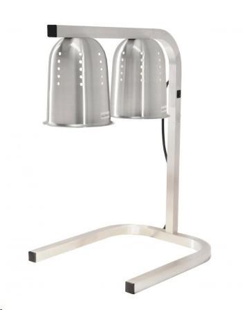Heat Lamp (FWâ€CNâ€0533) , 2â€bulb ventilated aluminum reflectors (21637)