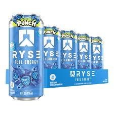 RYSE Energy Sour Punch Blue Raspberry 473ml - 12/CASE