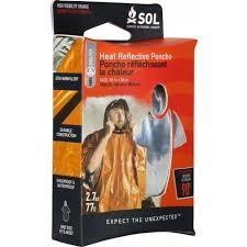 SOL Heat Reflective Poncho (6) (06001)
