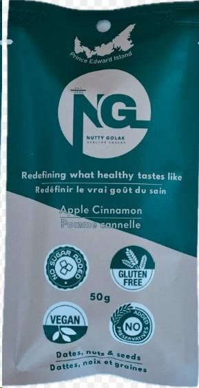 Nutty Golak Apple Cinnamon Bar 50g - 48/BOX