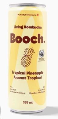 Booch. Kombucha TROPICAL PINEAPPLE 355ml Can - 12/CASE (75346)