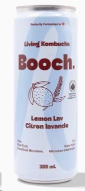 Booch. Kombucha LEMON LAV 355ml Can - 12/CASE (75343)