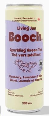 Booch. Sparkling Green Tea BLUEBERRY, LAVENDER & MINT 355ml Can - 12/CASE (75362)