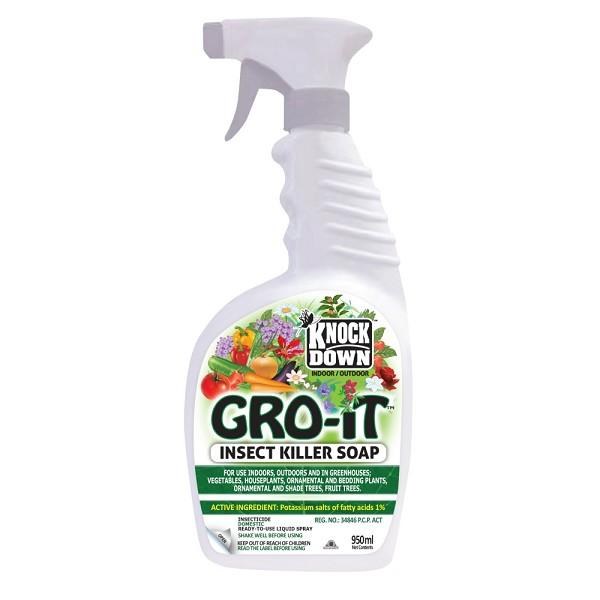 Knockdown Gro It Insecticidal Soap (Indoor & Outdoor) - 950ml (6) (00421)