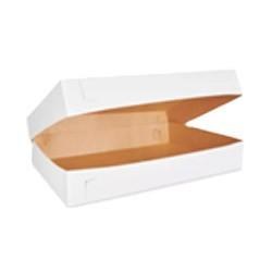Vicbay White Cake Box - 17" x 13" x 5" - 50/CASE