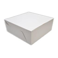 Vicbay White Cake Box - 10" x 7" x 3.5" - 200/CASE