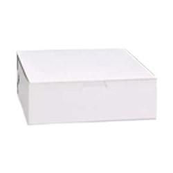 Vicbay White Cake Box - 8" x 5.5" x 3.5" - 250/CASE