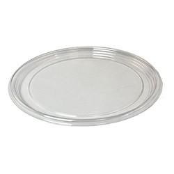 Vicbay Plastic Round Catering Tray Clear 16" - 36/CASE