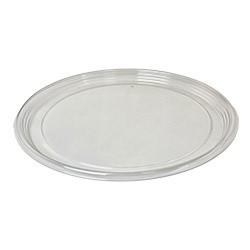Vicbay Plastic Round Catering Tray Clear 18" - 36/CASE