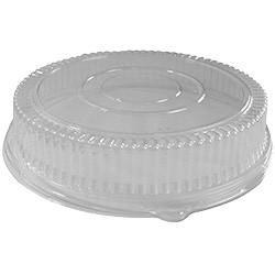 Vicbay Plastic High Dome Lid For Catering Tray Clear 16" - 36/CASE