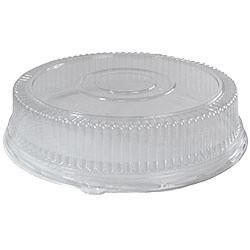 Vicbay Plastic High Dome Lid For Catering Tray Clear 18" - 36/CASE