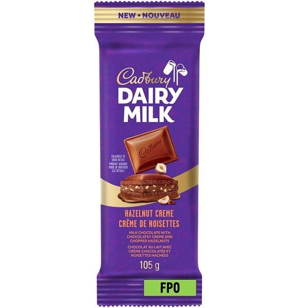 Mondelez Cadbury Dairy Milk Hazelnut Creme 105g - 12/BOX (6) (01967)