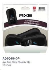 Gravity Pack - Axe Deodorant Stick Phoenix 14g - 12/BOX - SOLD BY BOX - (1) (06018)