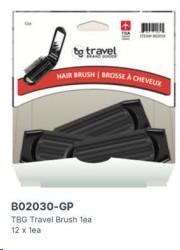 Gravity Pack - Travel Brand Goods Folding Travel Brush - 1pc - 12/BOX - SOLD BY BOX - (1) (02030)