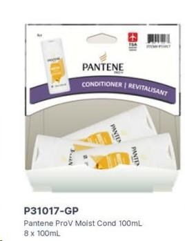 Gravity Pack - Pantene Pro-V Daily Moisture Renewal Conditioner - 100mL - 8/BOX - SOLD BY BOX - (1) (31017)