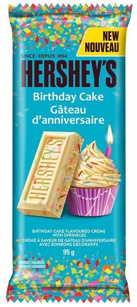 Hershey Birthday Cake Family Bar 95g - 14/BOX