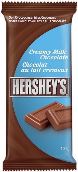Hershey Milk Family Bar 100g - 14/BOX (61060)