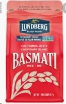Lundberg Nutra-Farmed California White Basmati Rice - 907g (6) (40353)