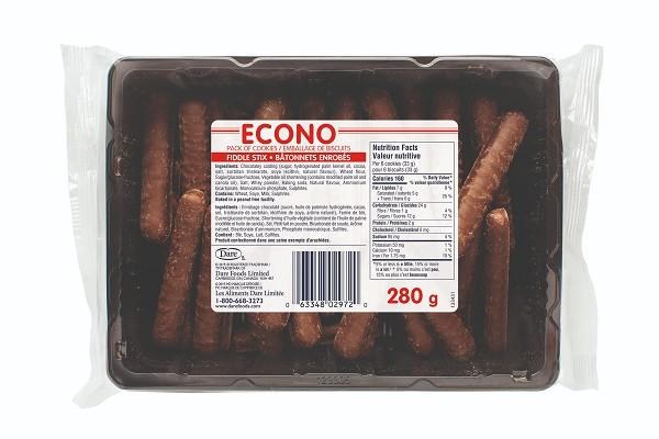Dare Econo Chocolate Coated Fiddle Stix - 280g (24) (02972)