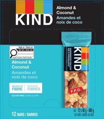 Kind Bar Almond and Coconut 40g - 12/BOX (6) (67529)