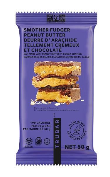 TruBrands Smother Fudger Peanut Butter 50g  - 12/BOX (6) (00612)