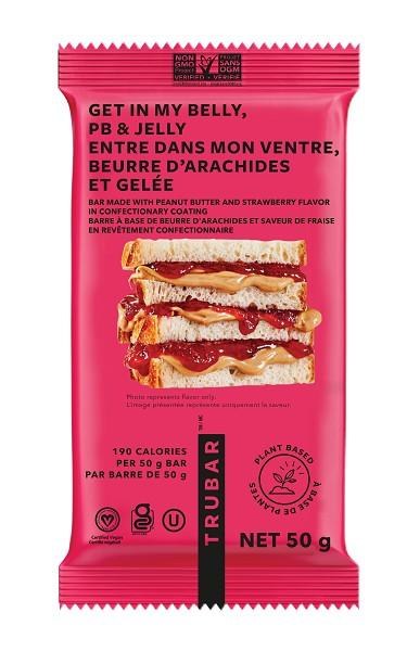 TruBrands Get In My Belly PB & Jelly 50g - 12/BOX (6) (00679)