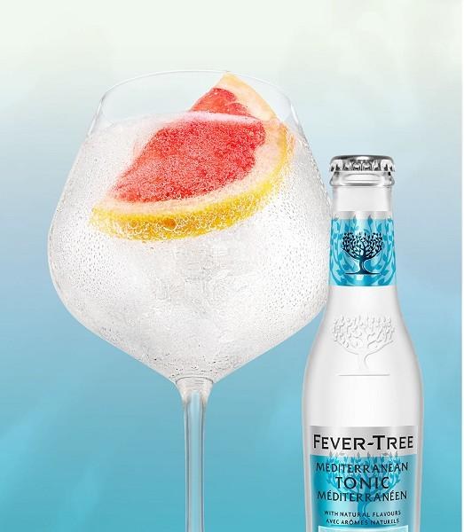 Fever Tree Mediterranean Tonic Glass Bottle - 24 x 200mL - SOLD BY CASE - (1) (50379)